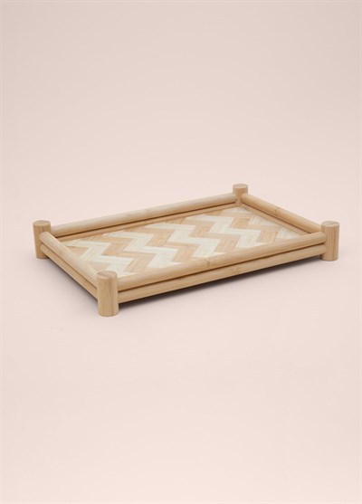 The Mia Wicker Bambu Tepsi 36x25 cm TPS0072