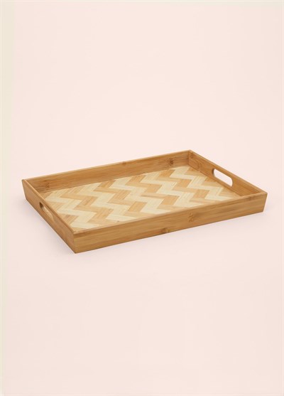 The Mia Wicker Bambu Tepsi 40x30 cm TPS0073
