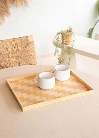 The Mia Wicker Bambu Tepsi 40x31 cm TPS0065