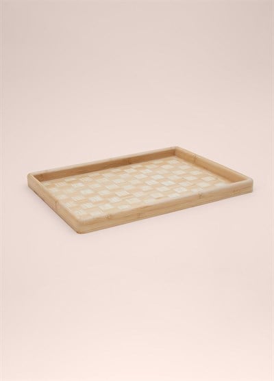 The Mia Wicker Bambu Tepsi 40x31 cm TPS0067