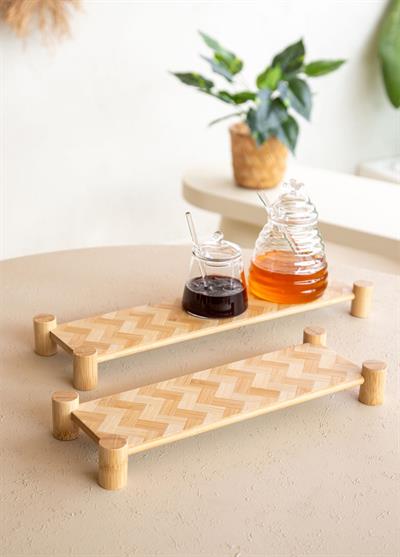 The Mia Wicker Bambu Tepsi 41x12 cm TPS0070