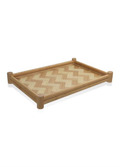 The Mia Wicker Bambu Tepsi 41x28 cm TPS0071