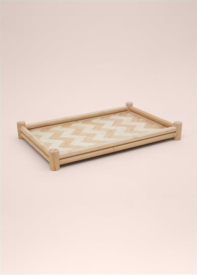 The Mia Wicker Bambu Tepsi 41x28 cm TPS0071