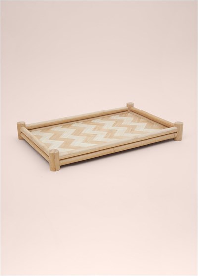 The Mia Wicker Bambu Tepsi 41x28 cm TPS0071