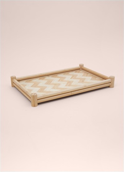 The Mia Wicker Bambu Tepsi 41x28 cm TPS0071