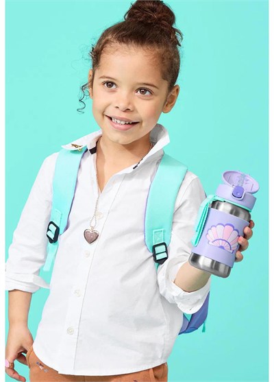 Skip Hop Spark Style Pipetli Paslanmaz Çelik Suluk Deniz Ka