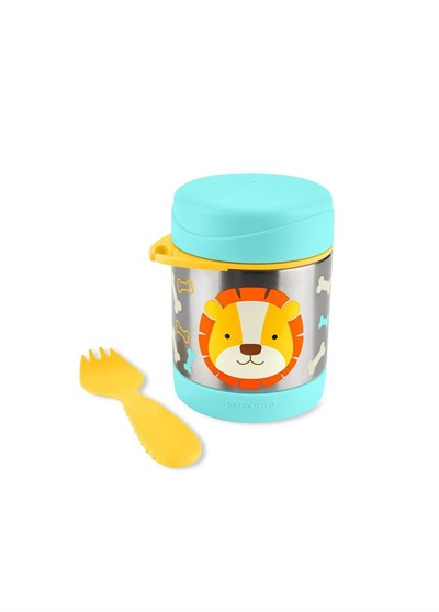 Skip Hop Zoo Paslanmaz Çelik Termos Aslan