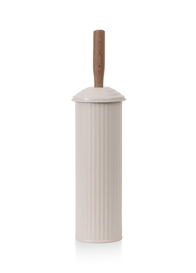 The Mia Stripe Tuvalet Fırçası Bej