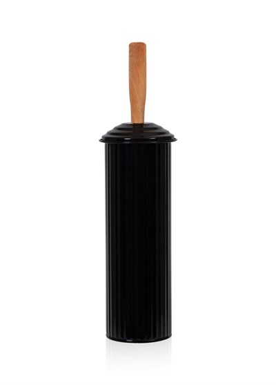The Mia Stripe Tuvalet Fırçası Siyah
