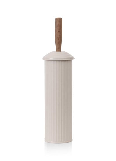 The Mia Stripe Tuvalet Fırçası Bej