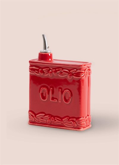 The Mia Artigiano Yağdanlık Kırmızı 13 cm