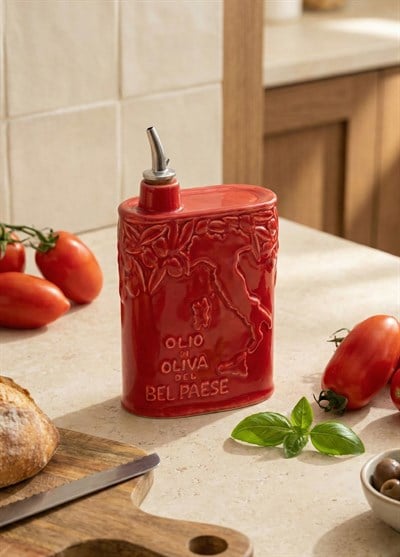 The Mia Artigiano Yağdanlık Kırmızı 17 cm