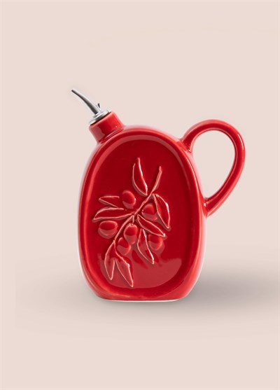 The Mia Artigiano Yağdanlık Kırmızı 18 cm