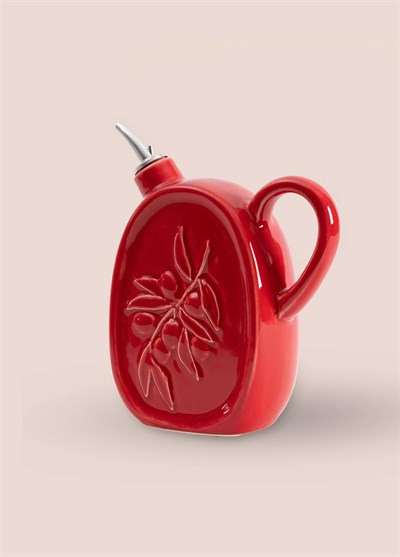 The Mia Artigiano Yağdanlık Kırmızı 18 cm