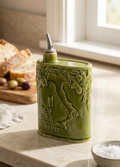 The Mia Artigiano Yağdanlık Yeşil 17 cm