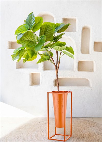 The Mia Ficus Umbellata Yapay Ağaç Yeşil 4 Dallı 150 cm