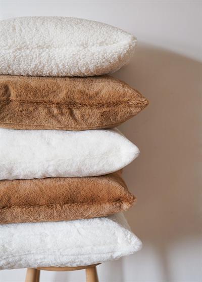 The Mia Peluş Kırlent Kahve 45x45 cm