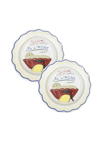 The Mia Italian Summer Yemek Tabağı 2li Set 22 cm