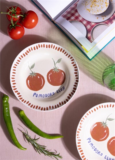 The Mia Italian Summer Yemek Tabağı 2li Set 22 cm