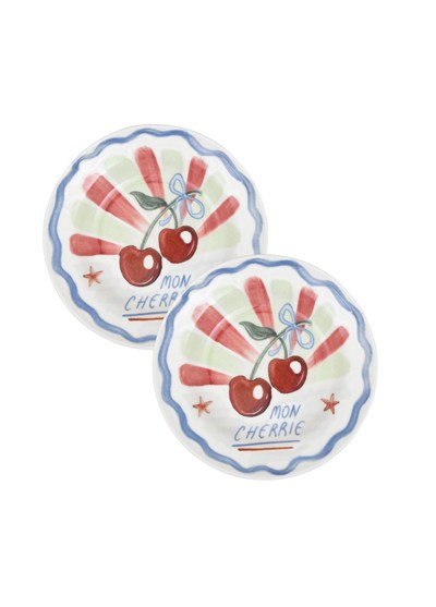 The Mia Italian Summer Yemek Tabağı 2 li Set 22 cm