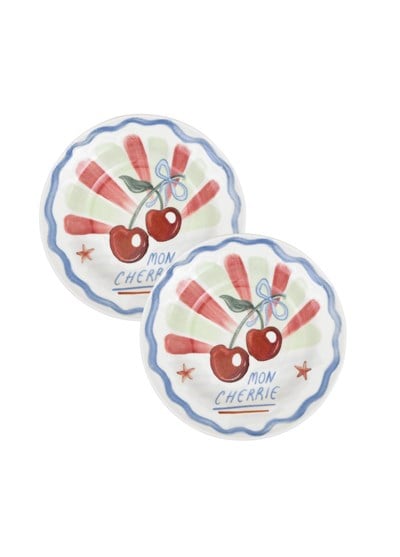 The Mia Italian Summer Yemek Tabağı 2 li Set 22 cm