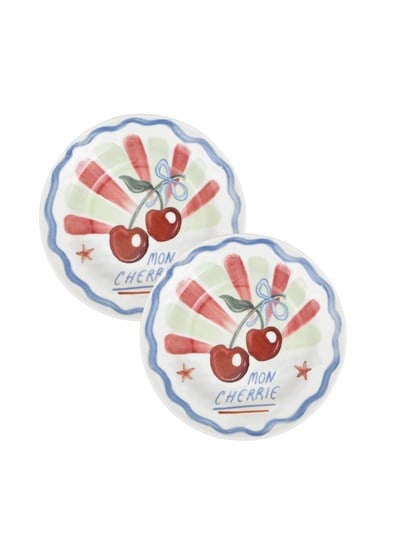 The Mia Italian Summer Yemek Tabağı 2 li Set 22 cm