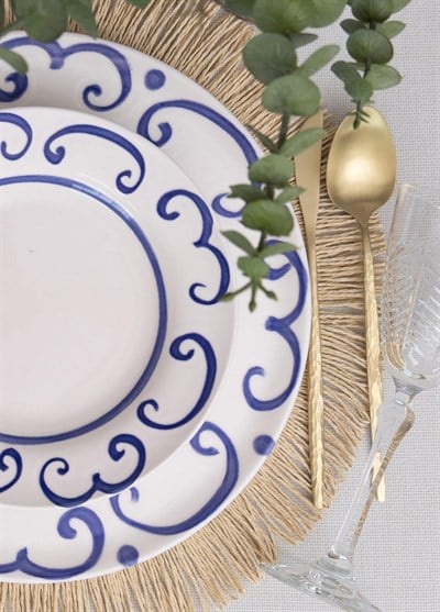 The Mia Palma Yemek Tabağı 6lı Set 20 cm