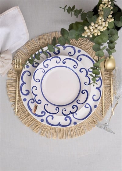 The Mia Palma Yemek Tabağı 6lı Set 20 cm