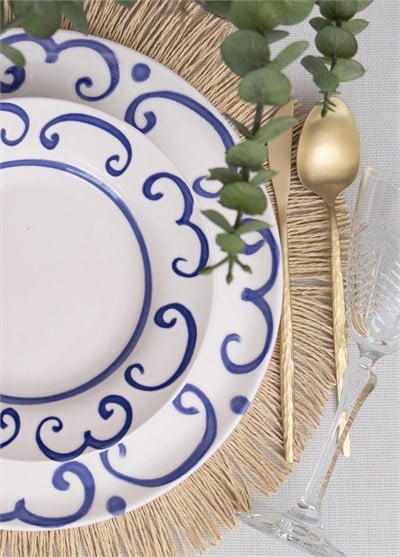 The Mia Palma Yemek Tabağı 6lı Set 20 cm