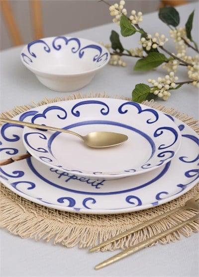 The Mia Palma Yemek Tabağı 6lı Set 20 cm