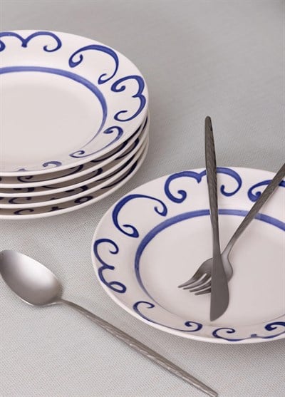 The Mia Palma Yemek Tabağı 6lı Set 20 cm