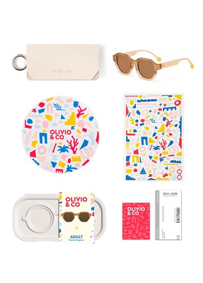 OLIVIO&CO Creative Güneş Gözlüğü Colorblock Sand Yetişkin