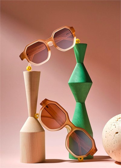 OLIVIO&CO Creative Güneş Gözlüğü Colorblock Sand Yetişkin