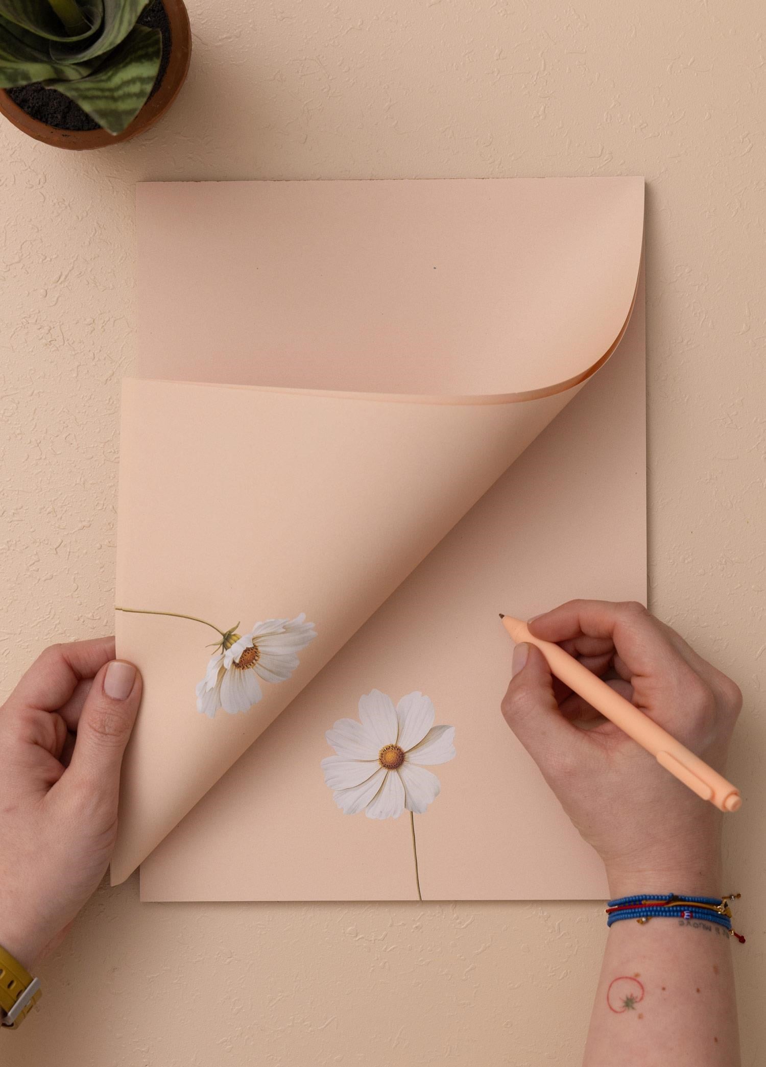Bloknot The Mia Art Line Mini Notluk Cosmea 21x30cm 40 Yaprak