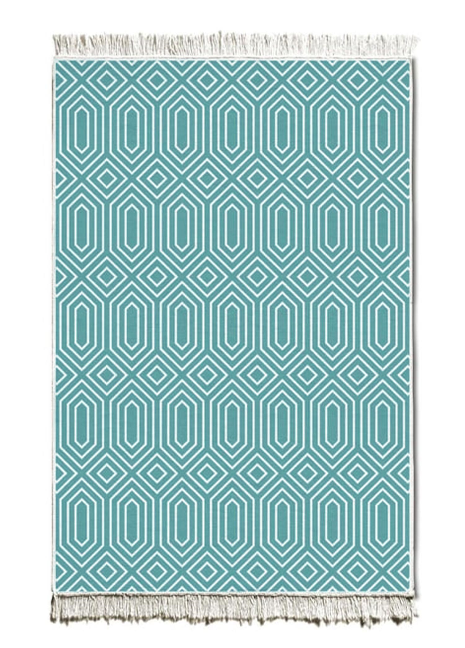 Halı & Kilim The Mia Kilim Çift Taraflı Green 180x120 cm