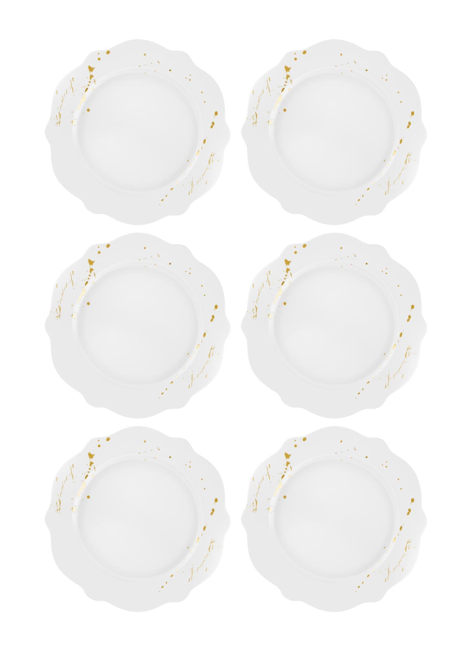 Servis Tabağı The Mia Splash Servis Tabağı 6 Parça 27 Cm