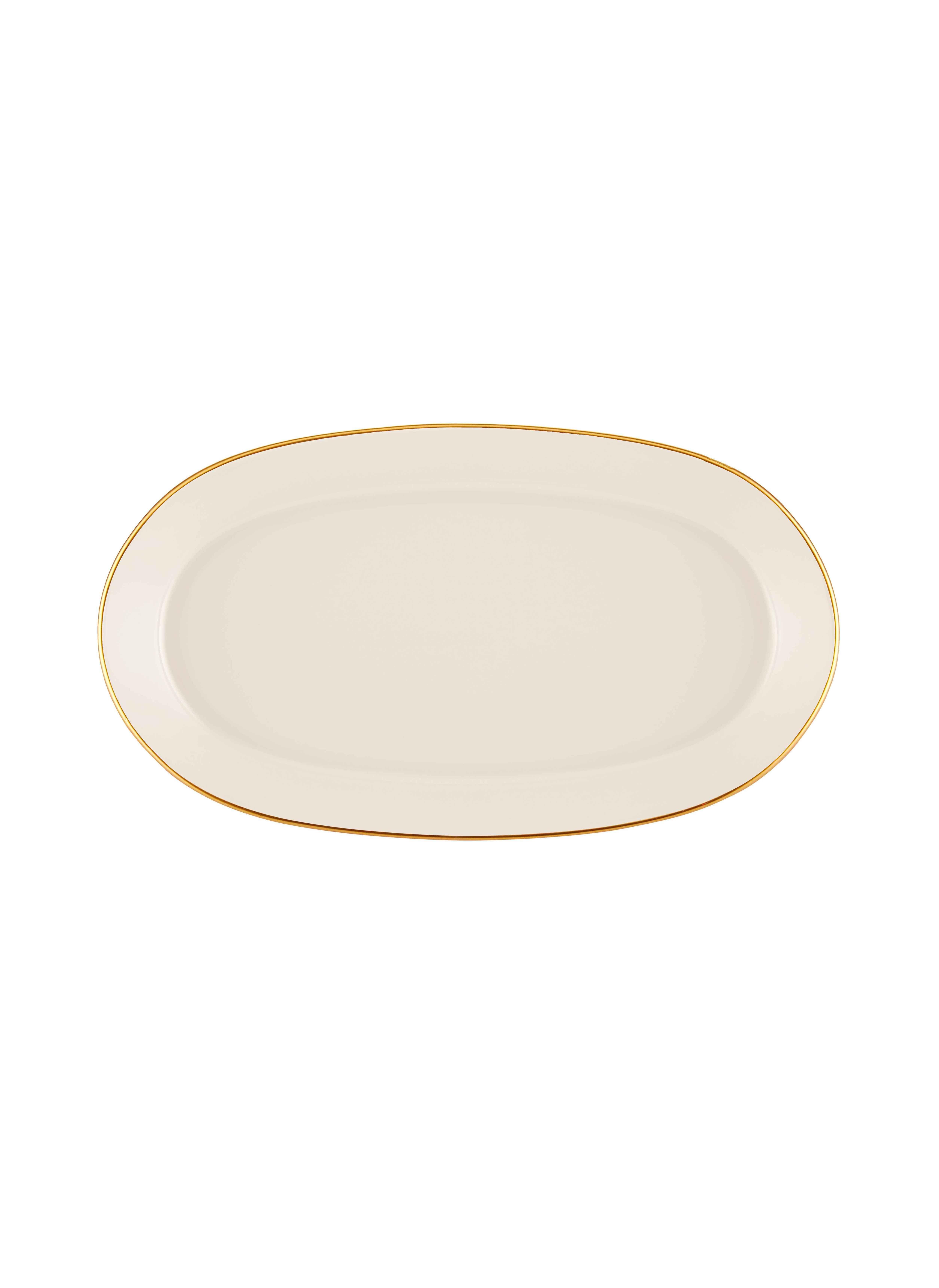 The Mia Basic Oval Servis Krem 2li Set 29cm Satın Al