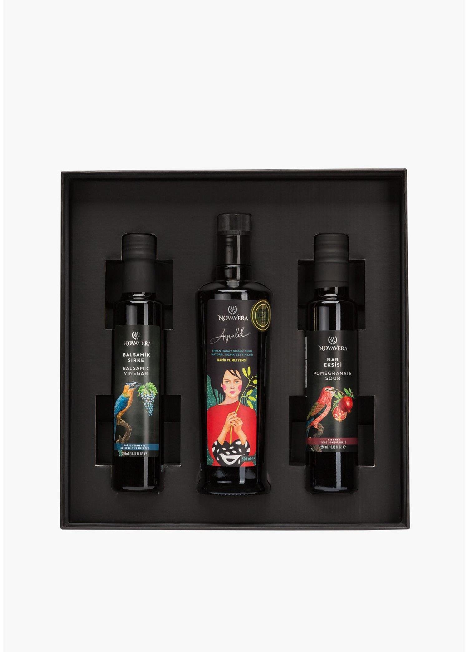 Nova Vera Zeytin Yağı Hediye Seti 3lü Satın Al - THE MIA