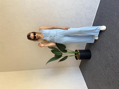 Bubble Yelekli Takım Mavi - 1052