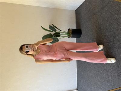 Bubble Yelekli Takım Pembe - 1052