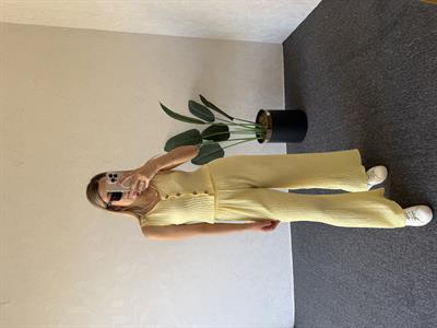 Bubble Yelekli Takım Sarı - 1052