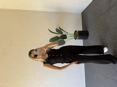 Bubble Yelekli Takım Siyah - 1052