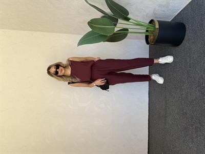 Tensel Premium Takım Bordo - 1051