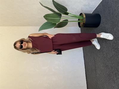 Tensel Premium Takım Bordo - 1051