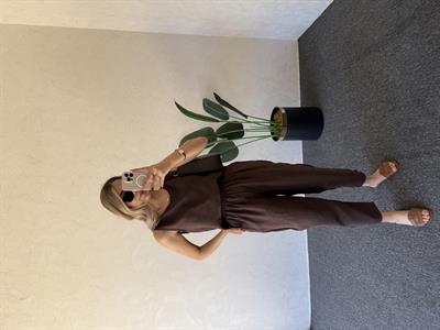 Tensel Premium Takım Kahverengi -1051