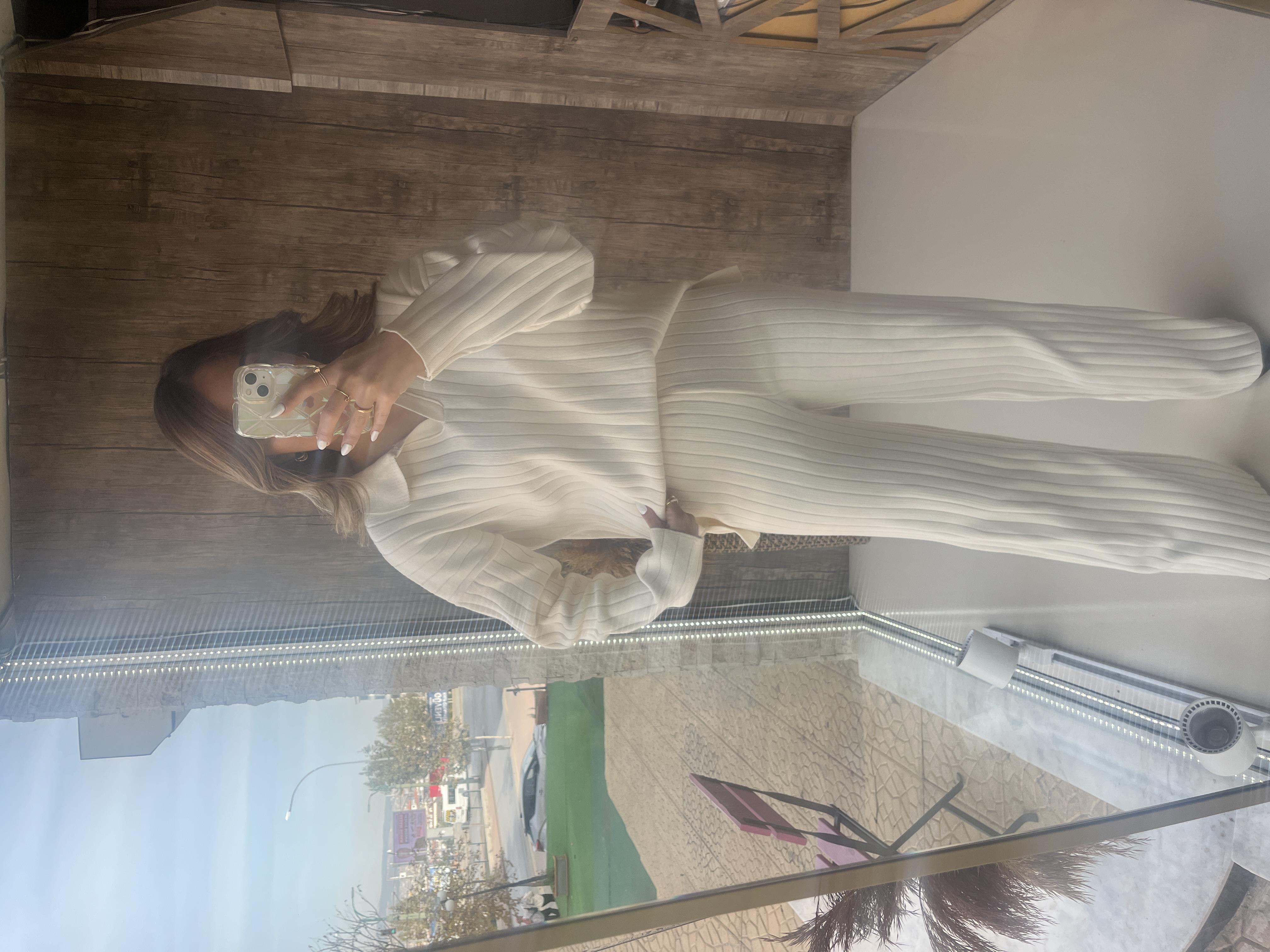 Polo Yaka Uzun Kol Takım Taş