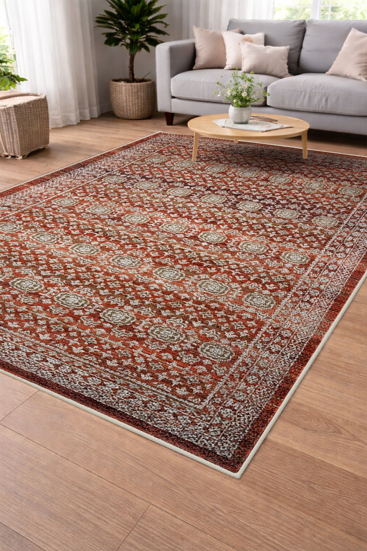 Modern Sisal Serisi Dijital Baskı Sisal Dokuma Halı SLH050