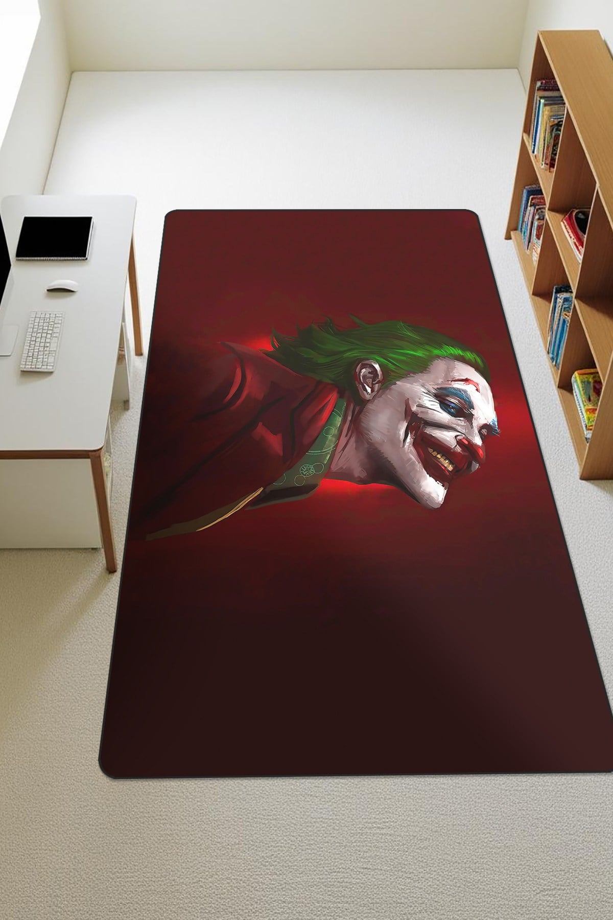 Modern Dijital Baskı Kaymaz Taban Çocuk ve Genç Odası Halısı H0524