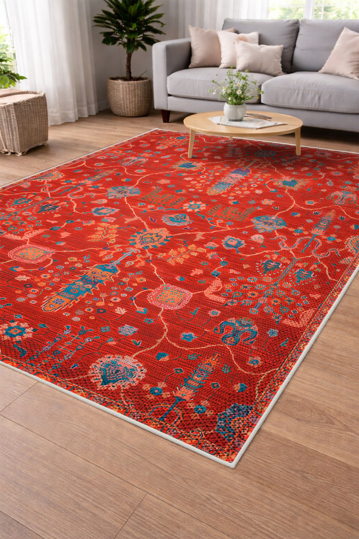 Modern Sisal Serisi Dijital Baskı Sisal Dokuma Halı SLH042