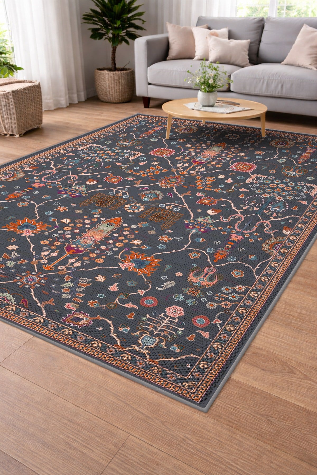 Modern Sisal Serisi Dijital Baskı Sisal Dokuma Halı SLH051